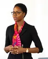 Dr. Victoria Nneji presenting AKALAKA care ecosystem models